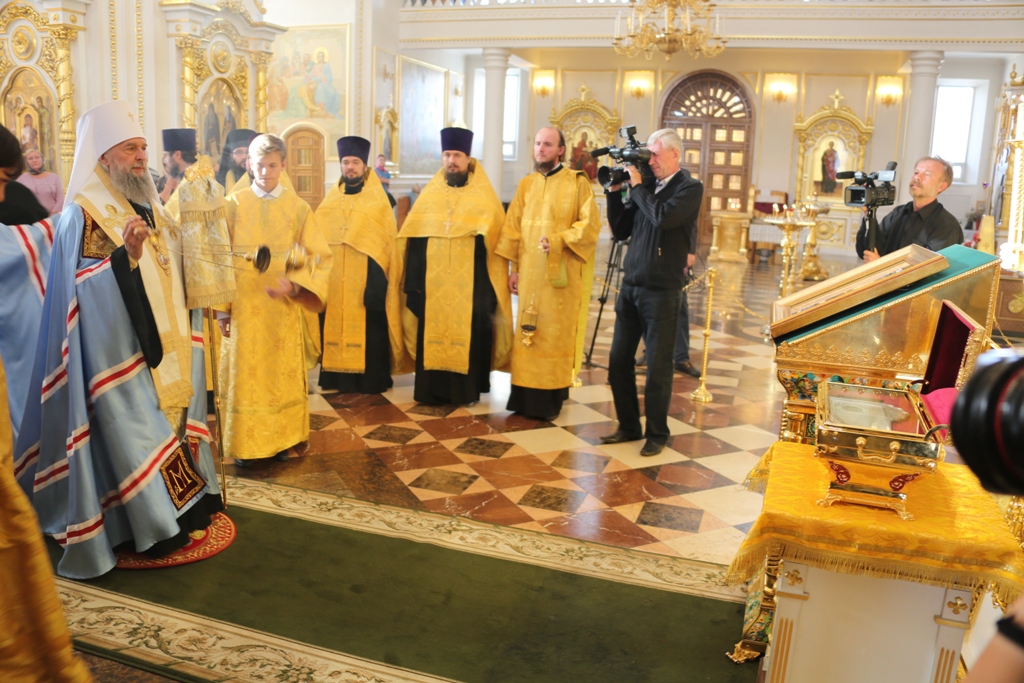 В Свято-Феодоровский кафедральный собор прибыли мощи святого благоверного князя Владимира