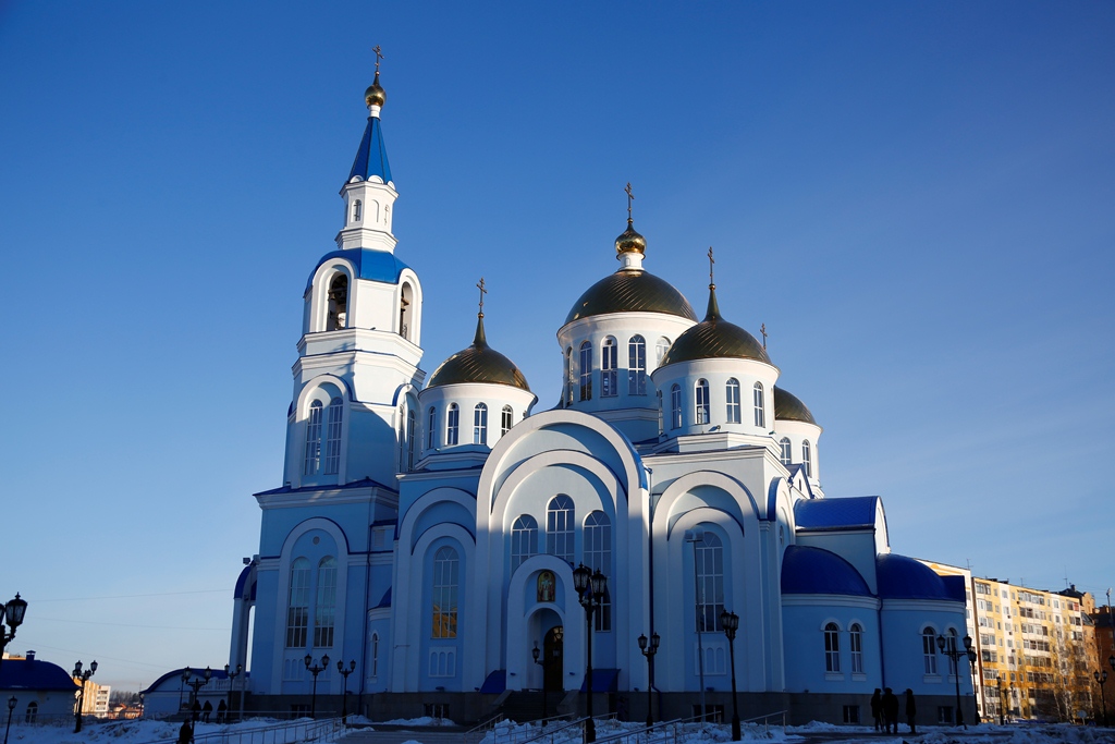 Литургия в храме Казанской иконы Божией Матери