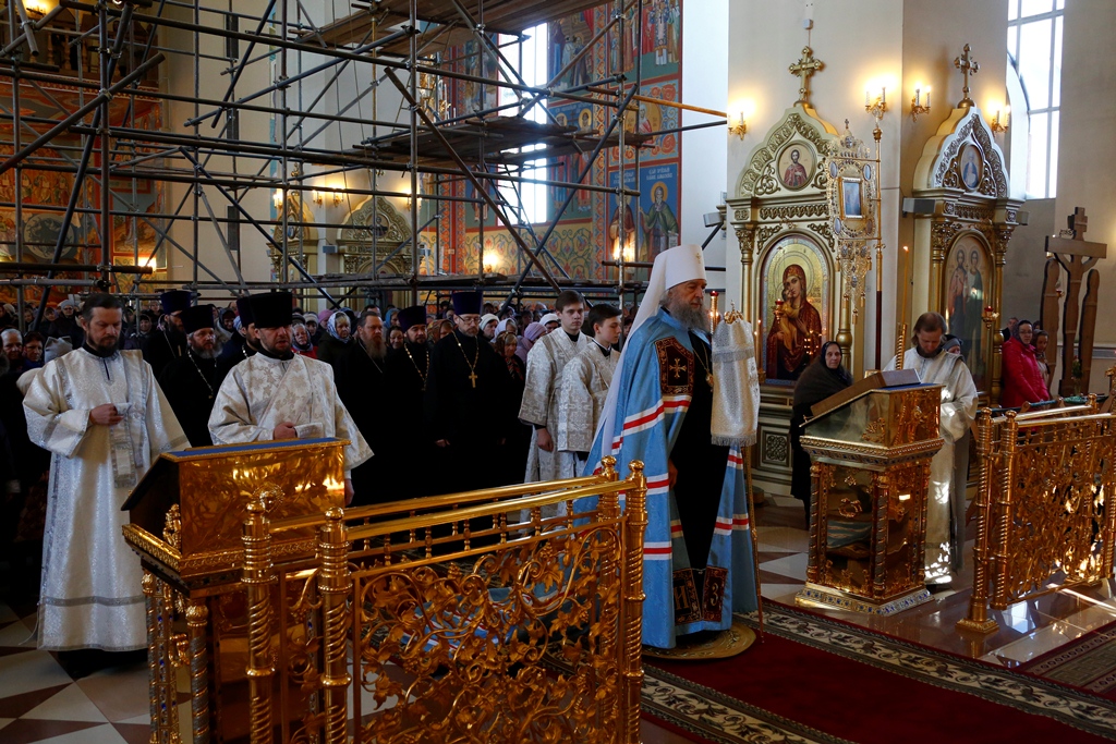 Литургия в храме Казанской иконы Божией Матери