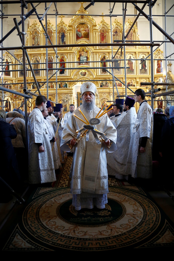 Литургия в храме Казанской иконы Божией Матери