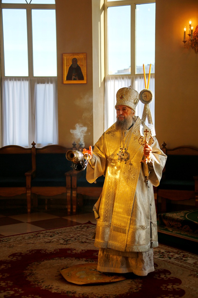 Литургия в храме Казанской иконы Божией Матери