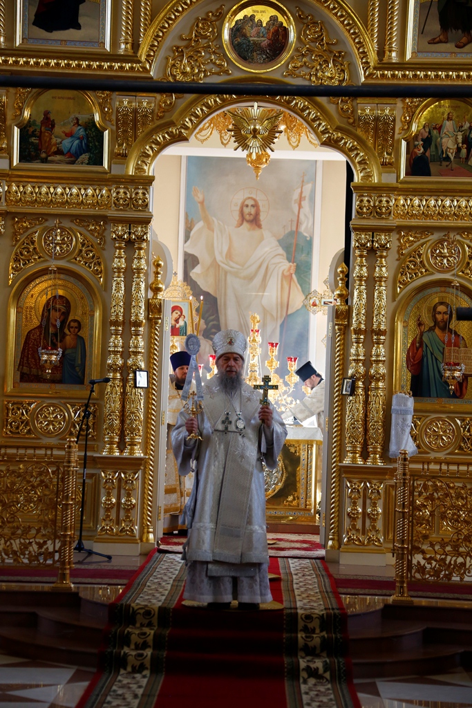 Литургия в храме Казанской иконы Божией Матери