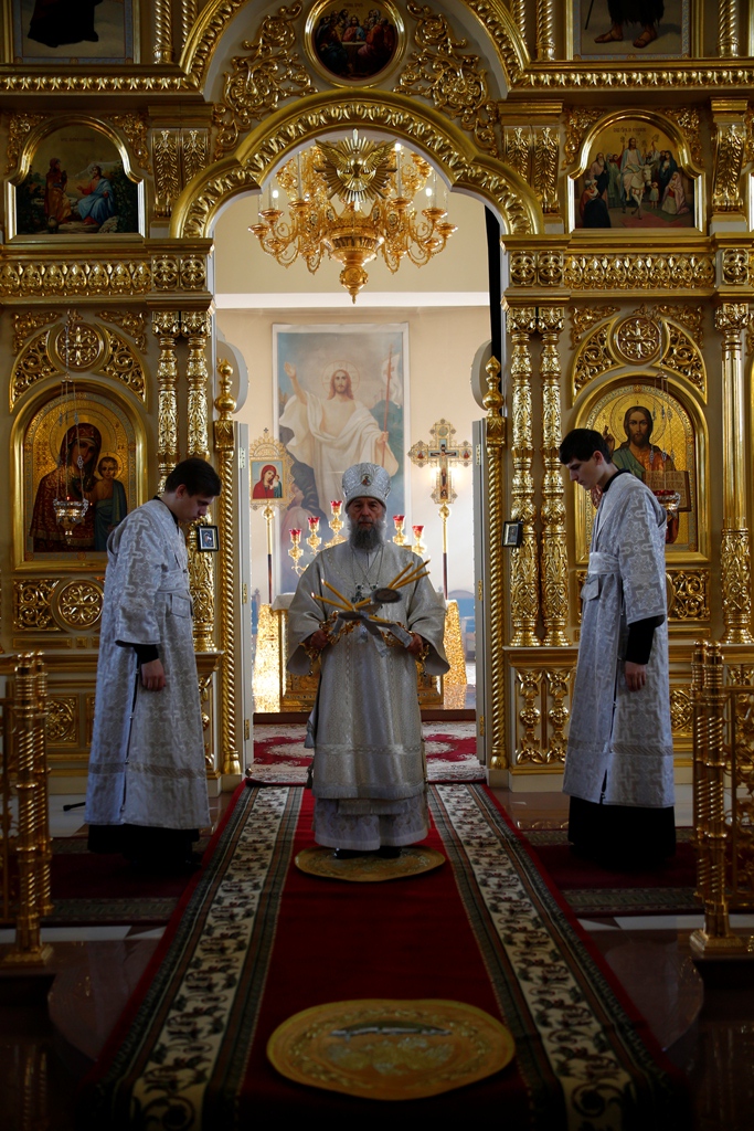 Литургия в храме Казанской иконы Божией Матери