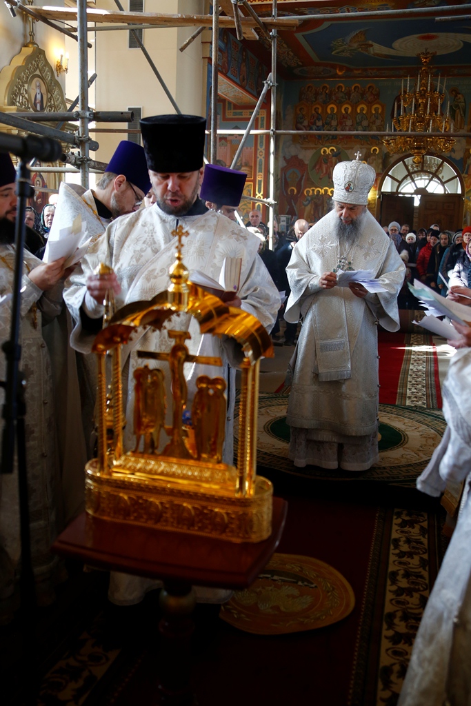 Литургия в храме Казанской иконы Божией Матери