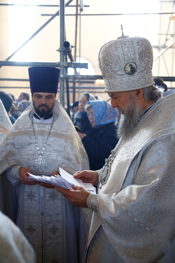 Литургия в храме Казанской иконы Божией Матери