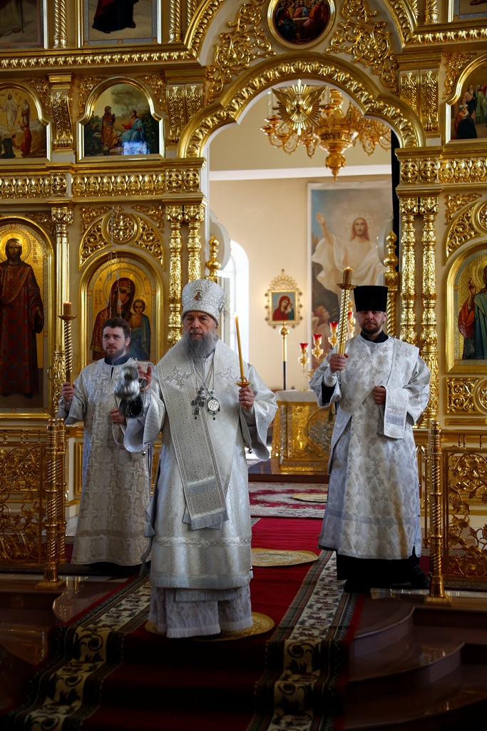 Литургия в храме Казанской иконы Божией Матери