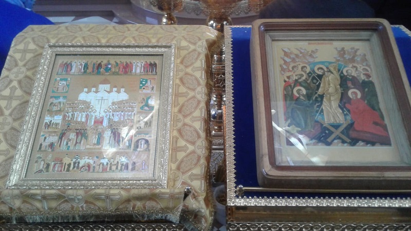 Празднование Собора новомучеников и исповедников Церкви Русской в храме Казанской иконы Божией Матери