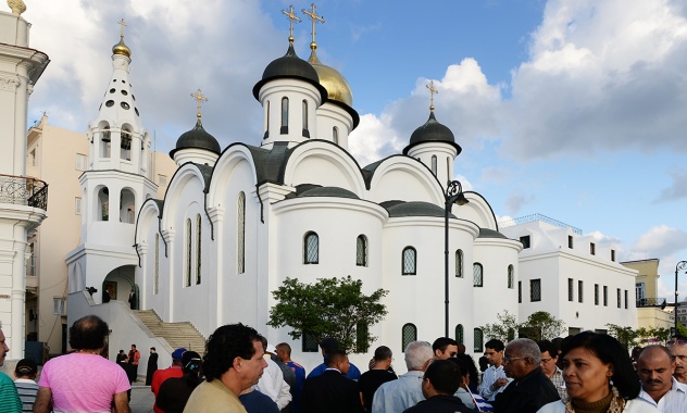 Предстоятель Русской Православной Церкви совершил Литургию в Казанском храме Гаваны