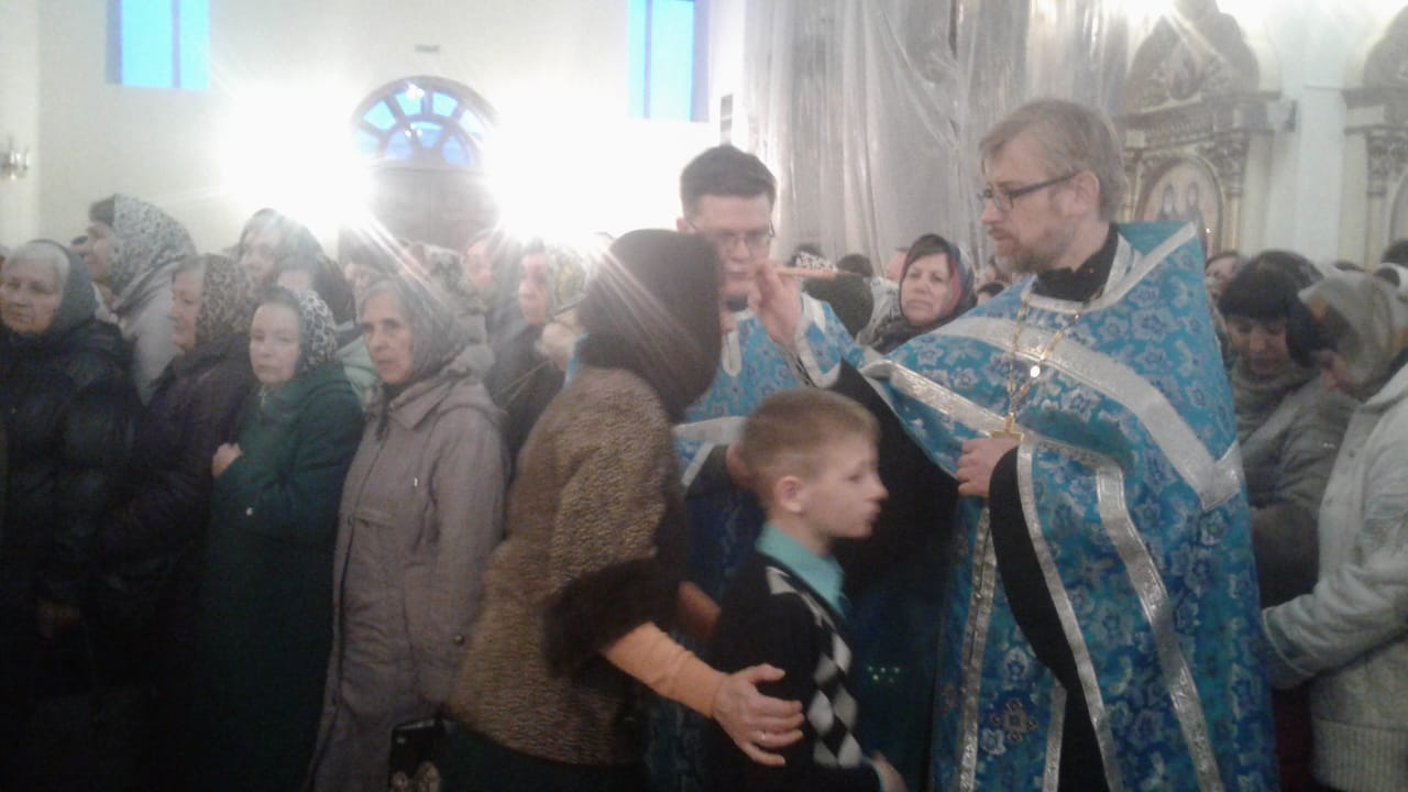Всенощное бдение в канун Благовещения