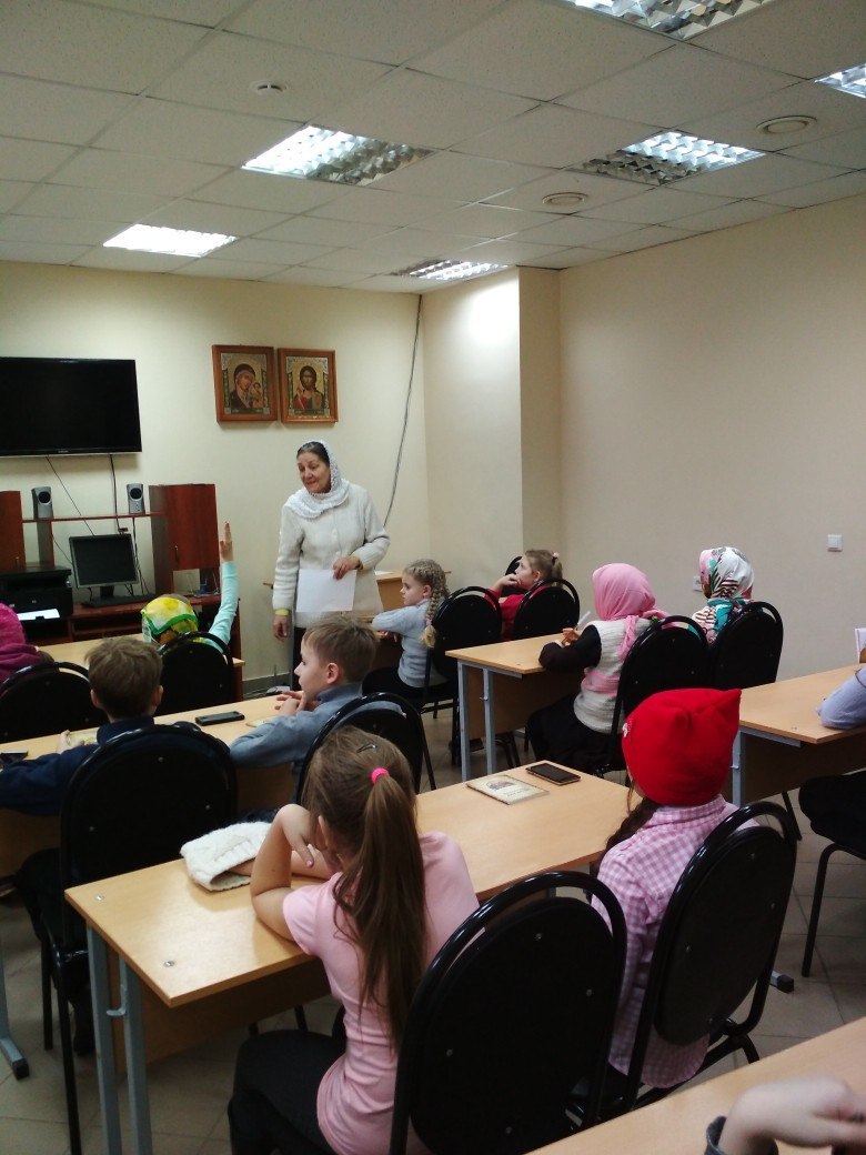 Беседа со школьниками о святой Ксении Петербургской